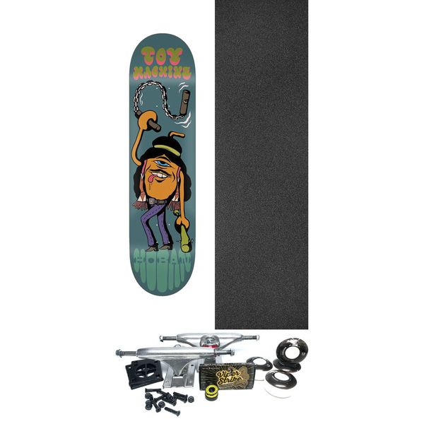 Toy Machine Skateboards Braden Hoban Stevie Gee Skateboard Deck - 8.38" x 31.88" - Complete Skateboard Bundle